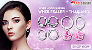 Safasilver | Wholesale sterling silver hoop earrings