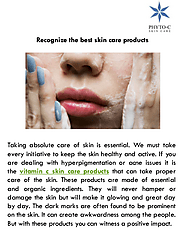 Recognize the best skin care products | edocr