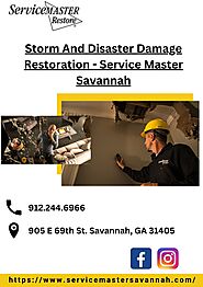 Storm And Disaster Damage Restoration - Service Master Savannah