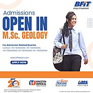 Admission open for M.Sc Geology | BFiT