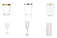 Different Kinds Of Elegant Disposable Drinkware For Wedding