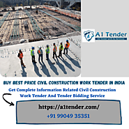 Buy Best Price Civil Construction Work Tender in India