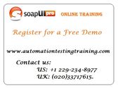 Web Services Testing Online Training | SoapUI Training Online