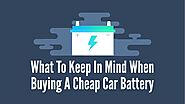 cheap car battery