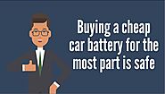 cheapest car batteries