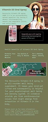 Vitamin D3 Oral Spray for better immunity
