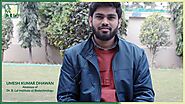 Student Testimonial | Umesh Dhawan, Alumnus of Dr B Lal Institute of Biotechnology | blalbiotech.com