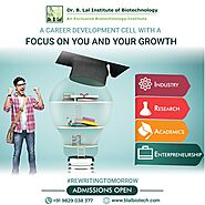 Admissions open for biotechnology