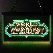 World of Warcraft Neon-Like LED Sign