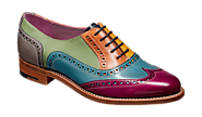 Multi colored women's shoes