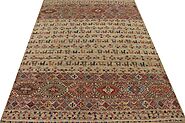 Buy 8x10 Tribal Rugs Camel / Multi Fine Hand Knotted Wool Area Rug - MR025313 | Monarch Rugs