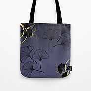 Rich Gold Flower Decor Tote Bag by designerhomeandgardens | Society6