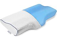 Sleepsia Orthopedic Pillow with Memory Foam | (24 x 13.5 Inch) Contour Side Sleeper Pillows for Neck and Shoulder Pai...