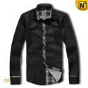 Fashion Black Long Sleeve Shirt CW1277 - cwmalls.com