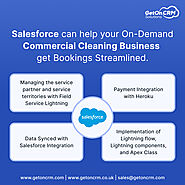 Salesforce can help your On-Demand Commercial Cleaning Business get Bookings Streamlined.