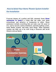 How to Select Your Home Theater System Installer For Installation by Sounds Goods Entertainment - Issuu