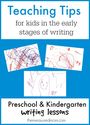 Teaching tips for children in different stages of writing development - The Measured Mom