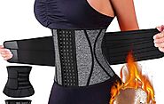 Thermo belt with sauna effect to lose weight in the stomach