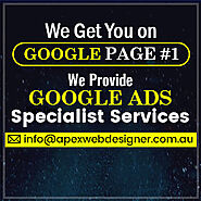 Website at https://www.apexwebdesigner.com.au/services/google-ads/