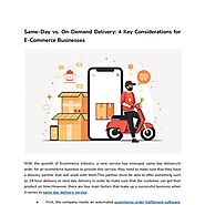 Same-Day vs. On-Demand Delivery_ 4 Key Considerations for E-Commerce Businesses | Pearltrees