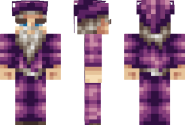 Purple Wizard Minecraft Skin