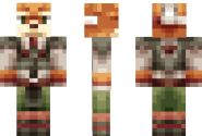 Fox McCloud Minecraft Skin