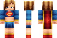 SuperGirl Minecraft Skin