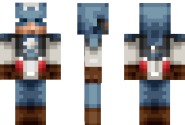 Captain America Minecraft Skin