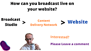 Broadcasting Live to your website, which software can we use? #BeLive