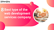 8 best type of the web development services company