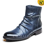 CWMALLS® Mens Side Zip Ankle Boots CW726505