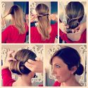 DIY Straightforward Step By Step Updo hairstyles