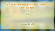 Top 7 Personal Development Tips to Help You Be Your Best