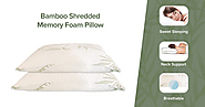 Shredded Memory Foam Pillow for Side Sleepers