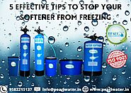 Effective tips to stop your Water Softener from Freezing