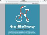 The great bike giveaway