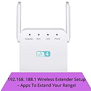 192.168.188.1 Wireless Extender Setup – Apps To Extend Your Range!