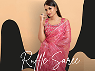 Ruffle Saree