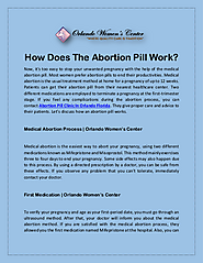 How Does The Abortion Pill Work | edocr