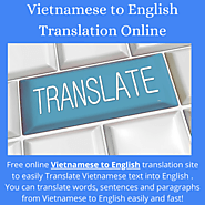 Vietnamese to English Translation Online