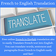 French to English Translation Online