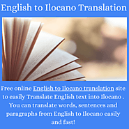 English to Ilocano Translation Online