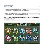 Do we really need IETM Class IV Level 4 Do we have any alternatives | Pearltrees