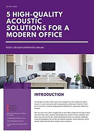 [E-book]5 High-Quality Acoustic Solutions for a Modern Office - GDrive