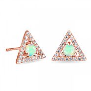 Jewelry Gift for Women Fashion Sterling Silver Opal Jewelry