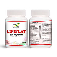 LIPIFLAT – 400 mg Herbal Food Supplement to Balance Cholesterol