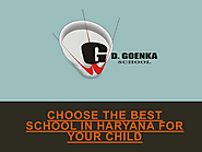 Choose The Best School in Haryana For Your Child | edocr