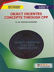 OBJECT ORIENTED CONCEPTS THROUGH CPP (SY BBA (CA) Semester 4) | Pragationline.com