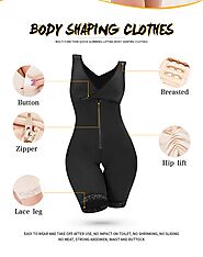 Plus Size Bodysuit With Open Crotch - HideThatFat