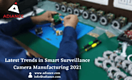Latest Trends in Smart Surveillance Camera Manufacturing 2021